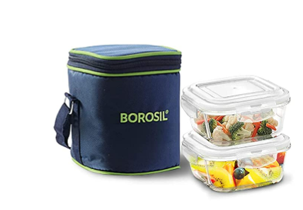 Borosil Lunch Box Microwavable Glass