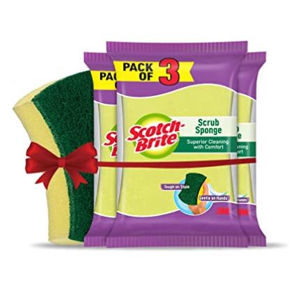 Scotch Brite Scrub Sponge Pack Of 3