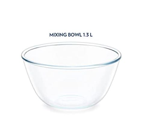 Borosil Bowl Microwaveable 1.3 L Mixing 