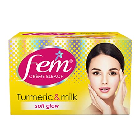 Fem Bleach Cream Turmeric And Milk Soft Glow 