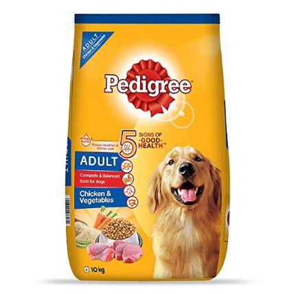 Pedigree Dog Food Adult Chicken And Vegetables 