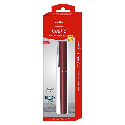 Cello Pen Freeflo Roller Gel 