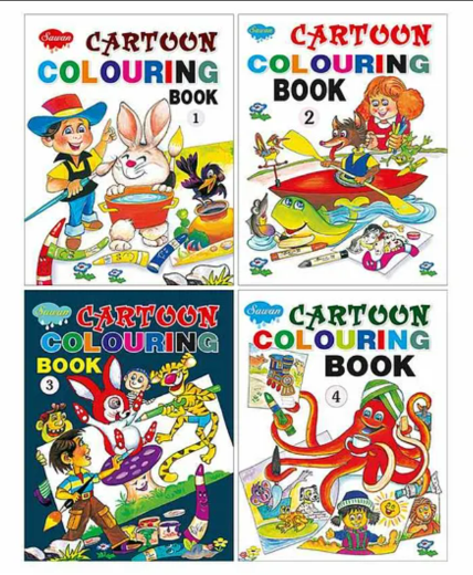 Cartoons Colouring Book