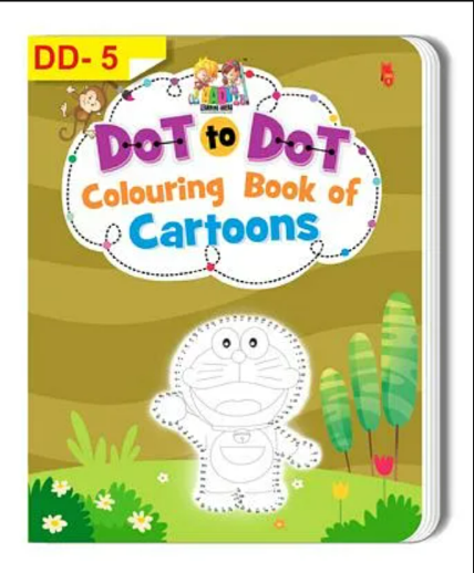 Cartoons Dot To Dot Book