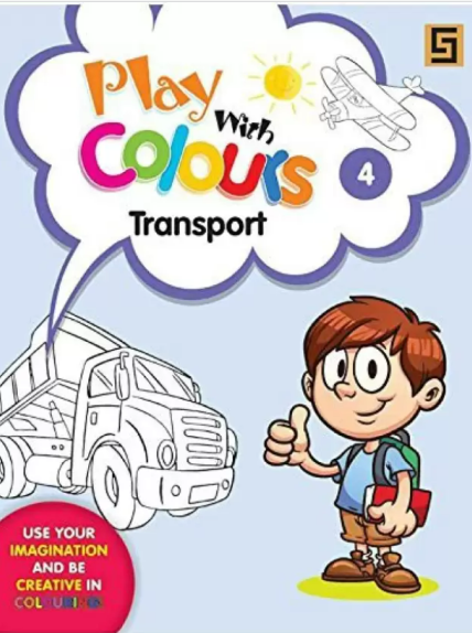 Play With Colours Transport 4 Book