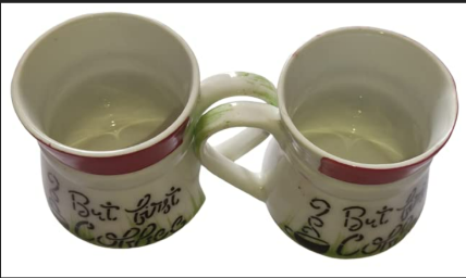 Clay Craft Coffee Mug Swam Set Of 2