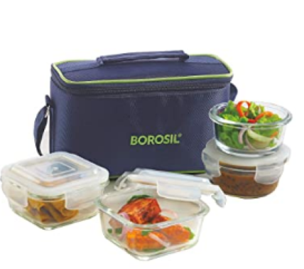 Borosil Lunch Box Microwavable