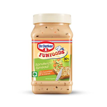 Dr.Oetker Funfoods Spread Sandwich Cucumber And Carrot