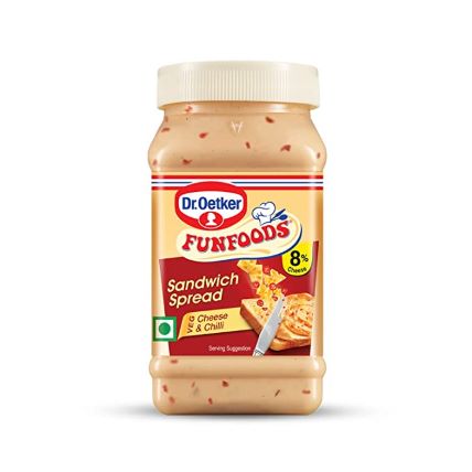 Dr.Oetker Funfoods Spread Sandwich Cheese And Chilli 