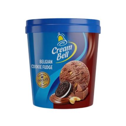 Cream Bell Ice Cream Belgian Cookie Fudge