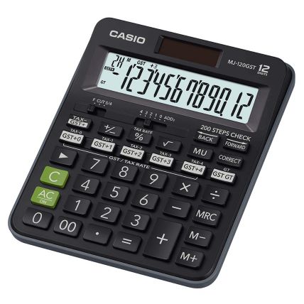 Casio Calculator Check MJ 120GST