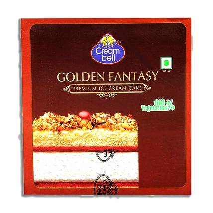 Cream Bell Ice Cream Cake Golden Fantasy