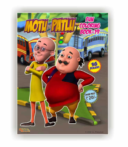 Fun With Colour Motu Patlu Book