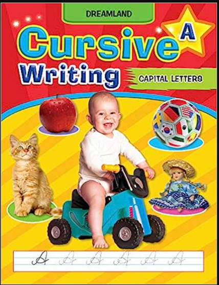 Cursive  Writing Capital Letters Book