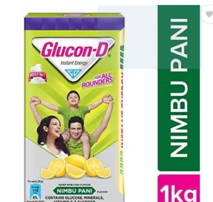 Glucon D Energy Drink Nimbu Pani