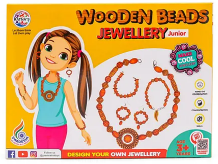 Ratnas Wooden Beads Jewellery Junior