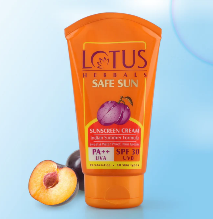 Lotus Herbals Sun Screen Cream Safe Sun Block SPF 30 