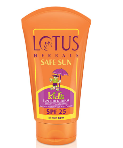 Lotus Herbals Sun Screen Cream Kids Sun Block Spf 25