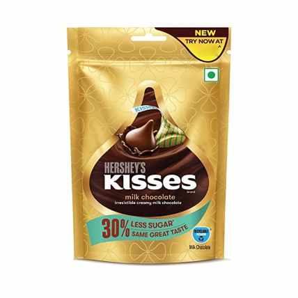 Hersheys Chocolate Kisses Milk 30% Less Sugar