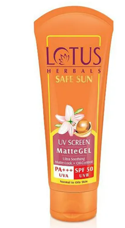 Lotus Herbals UV Screen Matte Gel SPF 50