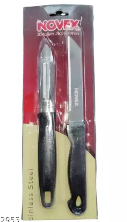 Novex Knife N Peeler Silver Edge