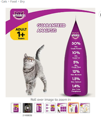 Whiskas Cat Food Chicken Flavour