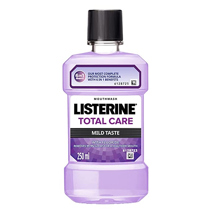 Listrine  Mouth Wash Total Care Mild Teste