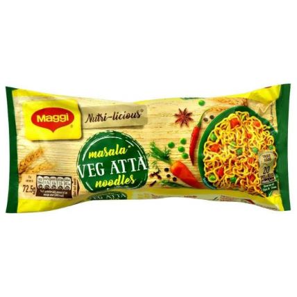 Maggi Noodles Veg Atta Masala 4 Pack