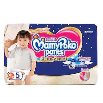 MamyPoko Baby Diapers Pants Extra Absorb Large