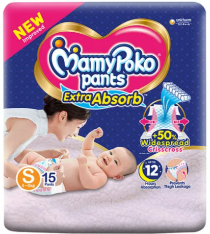 MamyPoko Baby Diapers Pants Extra Absorb Extra Large