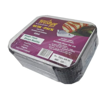 Aluminium Food Container 450 Ml