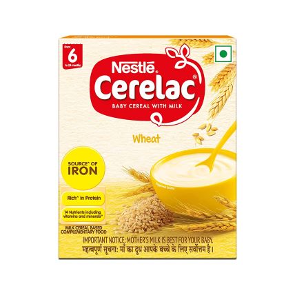 Nestle Baby Food Cerelac Wheat  6 To 24 Months