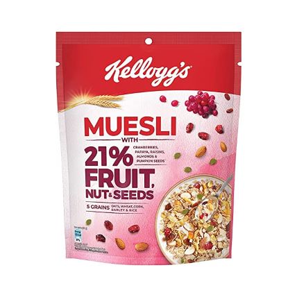 Kelloggs Muesli 21 Fruit Nut And Seeds