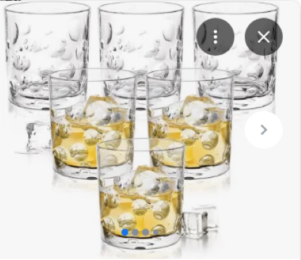 Treo Fizz Whisky Tumbler Set Of 6