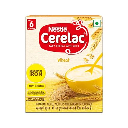 Nestle Baby Food Cerelac Wheat Upto 6 To 24 Months	