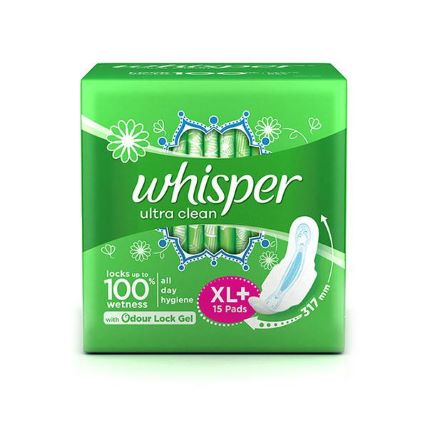 Whisper Ultra Hygiene Pads XL Plus