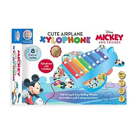 Cute Airplane Xylophone 8 Colour Notes