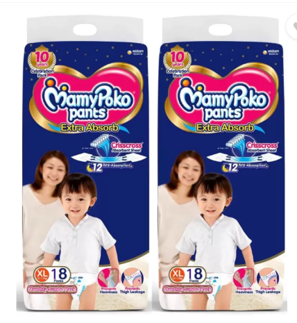 MamyPoko Baby Diapers Pants Extra Absorb Extra Large