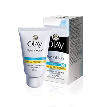 Olay Face Cream Natural Aura Instant UV Protect