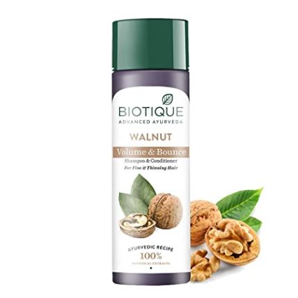 Biotique Shampoo Walnut Volume And Bounce 