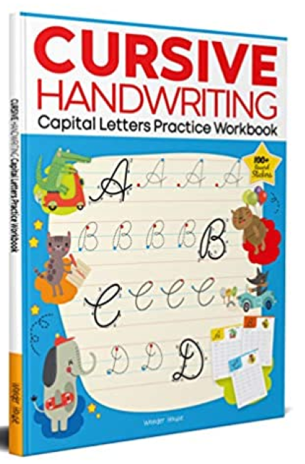 Cursive Writing Capital Letters Book