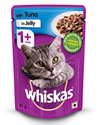 Whiskas Cat Food Adult Tuna In Jelly 