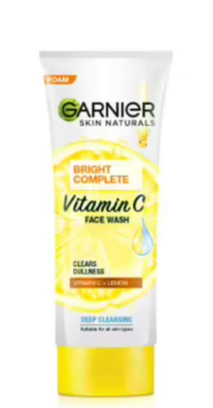 Garnier Face Wash Bright Complete Vitamin C 