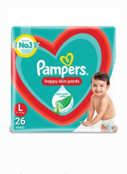 Pampers Pants Happy Skin L 9 To 14 Kg