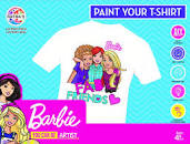 Ratnas Barbie Paint Your T-Shirt Age 4+ Yrs