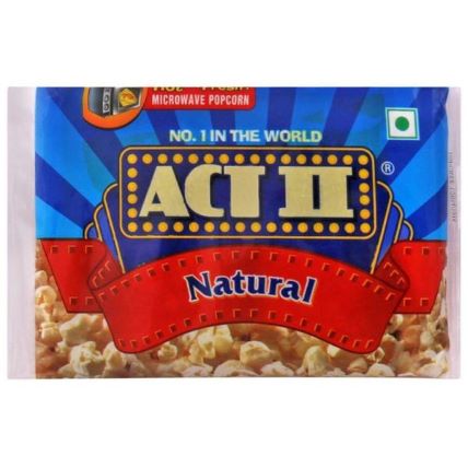 Act II Popcorn Microwave Natural 