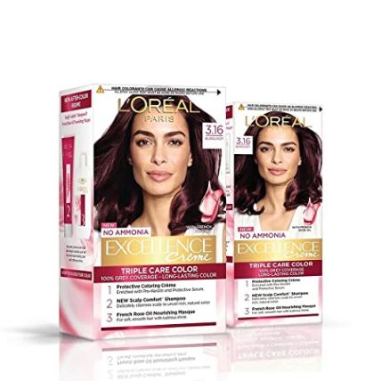 Loreal Paris Hair Colour Excellence Creme Burgundy 3.16