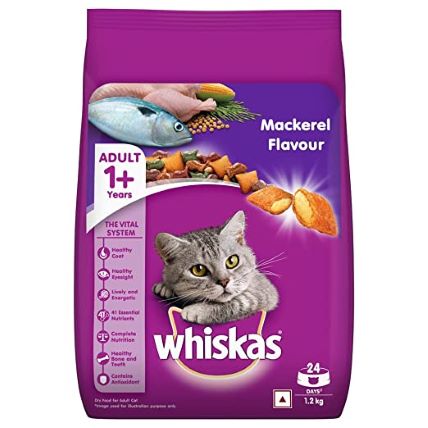 Whiskas Cat Food Mackerel Flavour Parisa Kembung