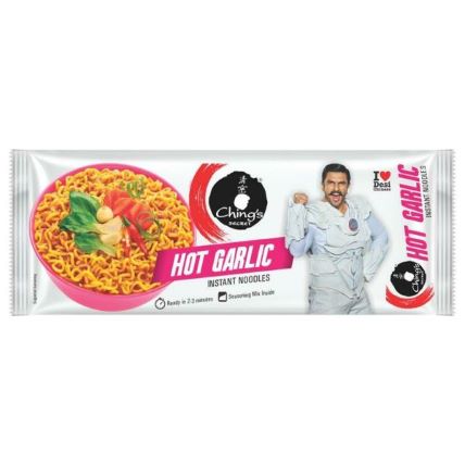 Chings Noodles Secret Hot Garlic Instant 