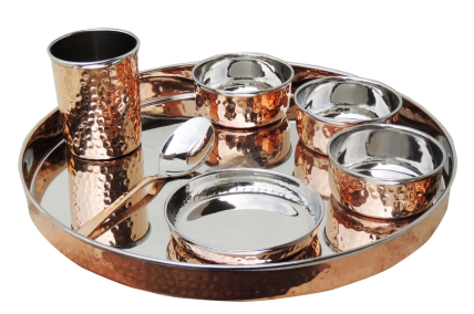 Steel Plate/Thali/Bhaona/Glass